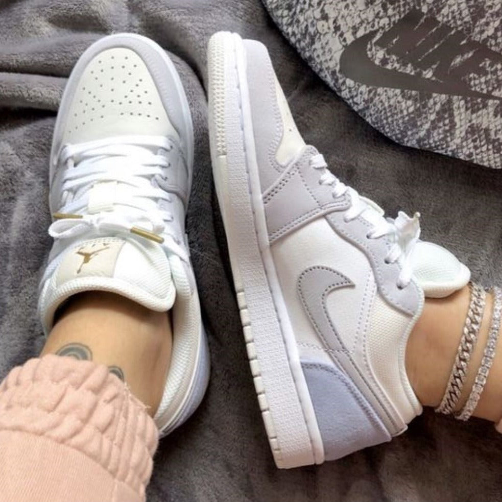 Grey Paris Custom Air Jordan 1 Low