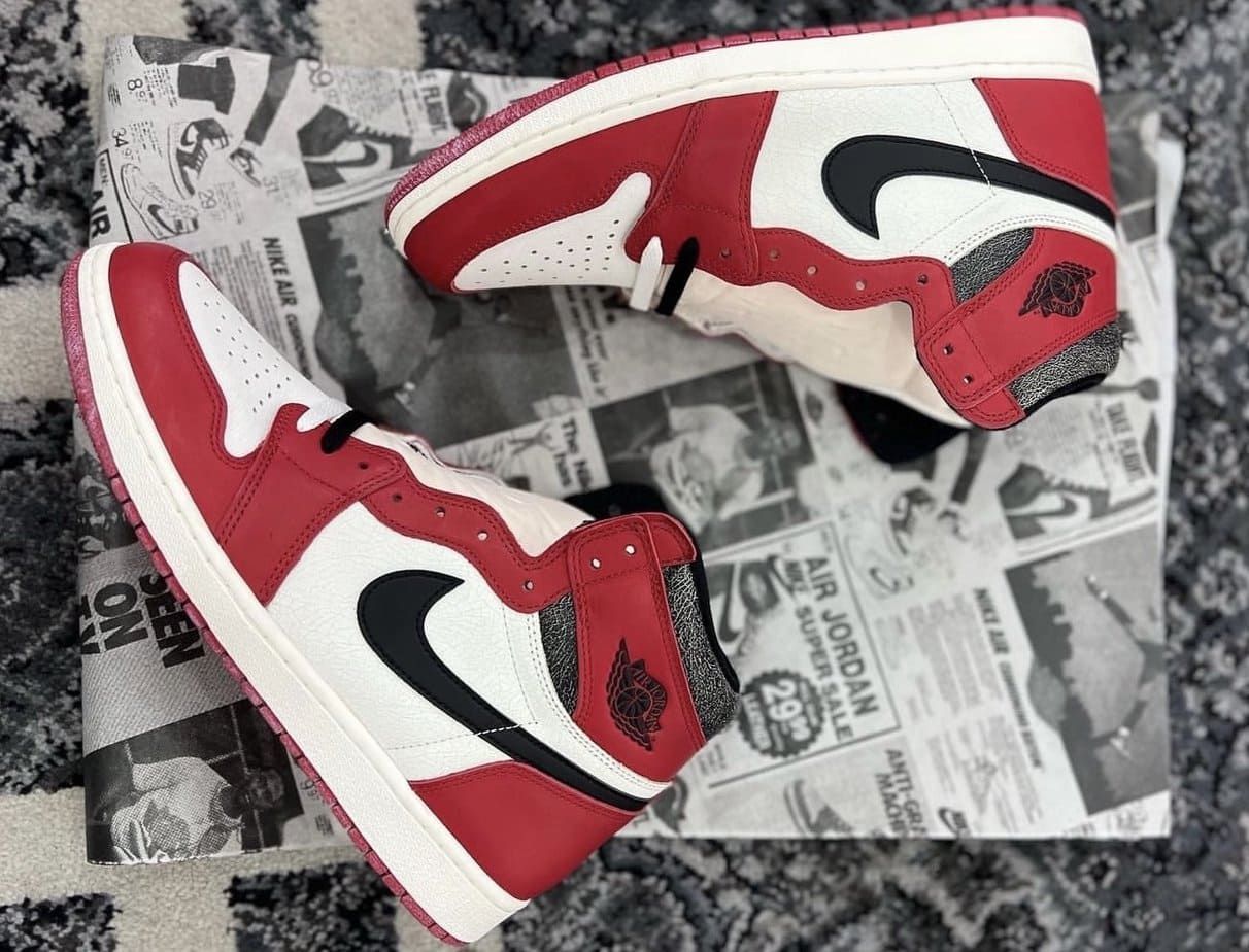 Chicago Red Custom Sneakers Air Jordan 1