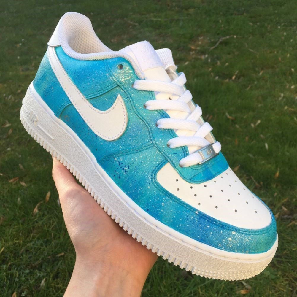 Blue Blinks Custom Sneakers Air Force 1