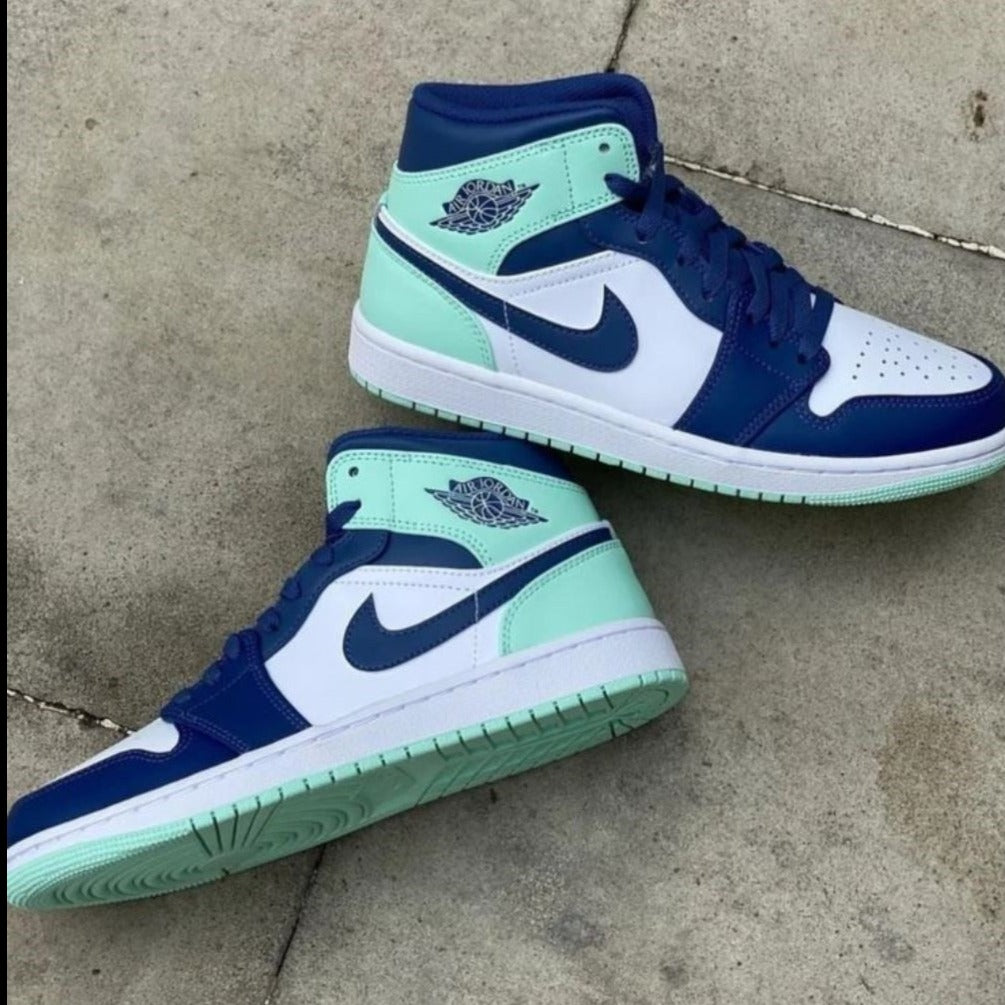 Mint Green Sneakers Custom Air Jordan 1