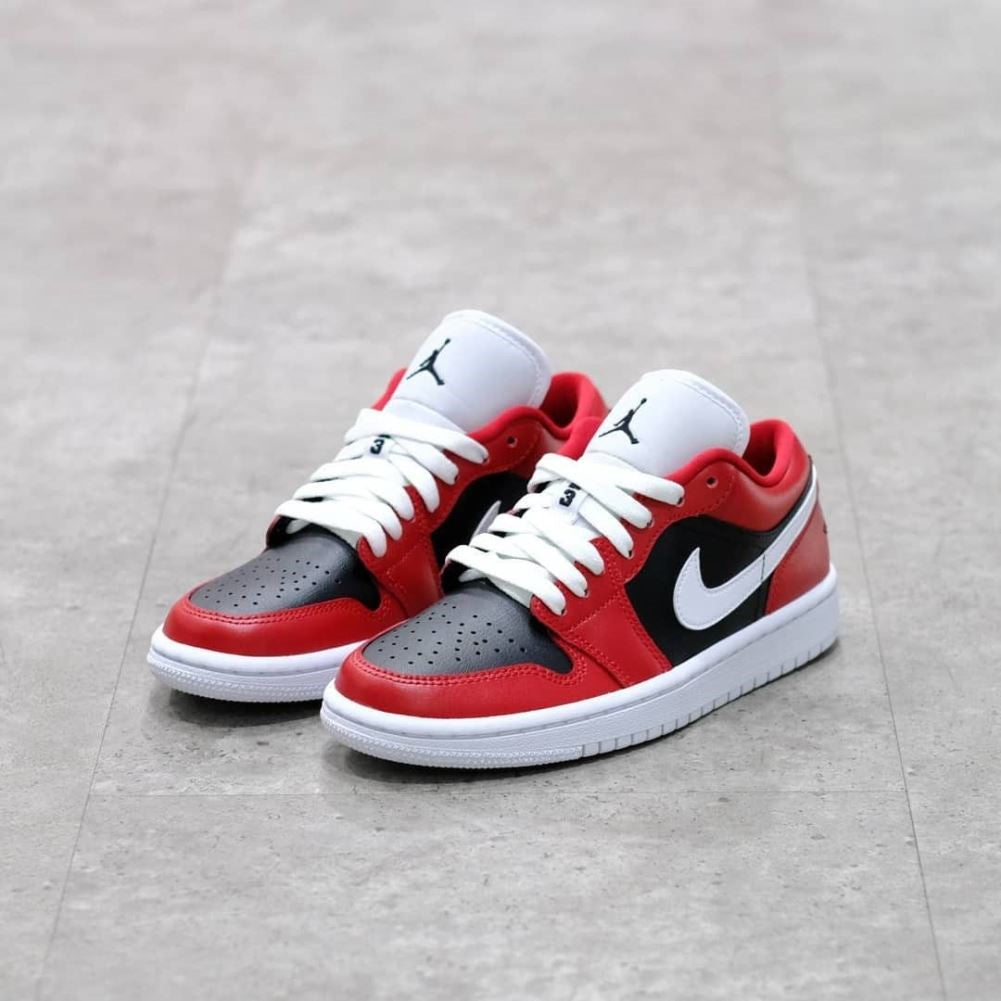 Red Black Custom Air Jordan 1 Low