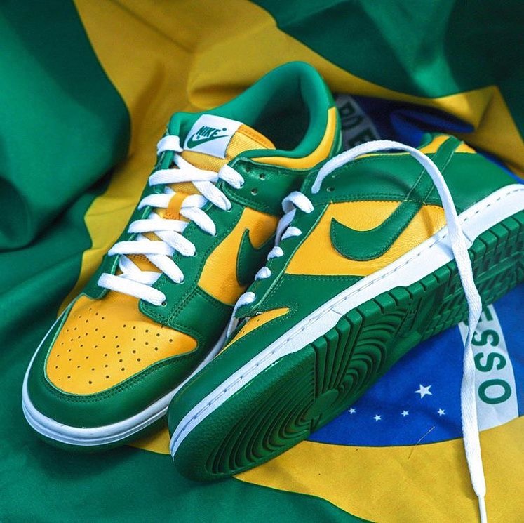 Green Yellow Sneakers Custom Dunk