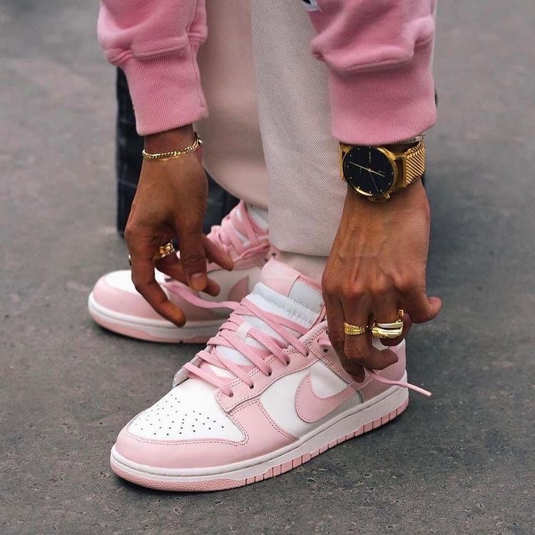 Pearl Pink Sneakers Custom Dunk