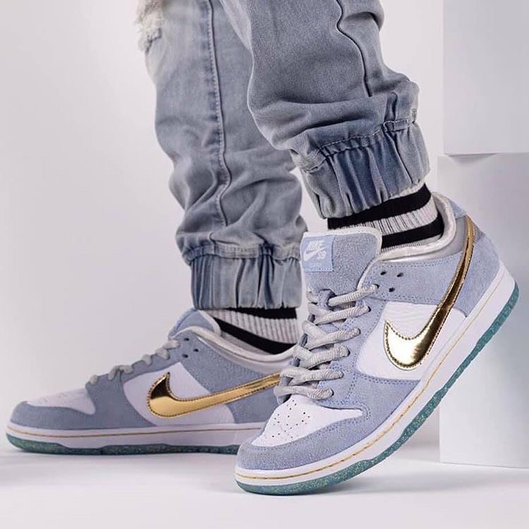 Denim Blue Custom Sneakers Dunk