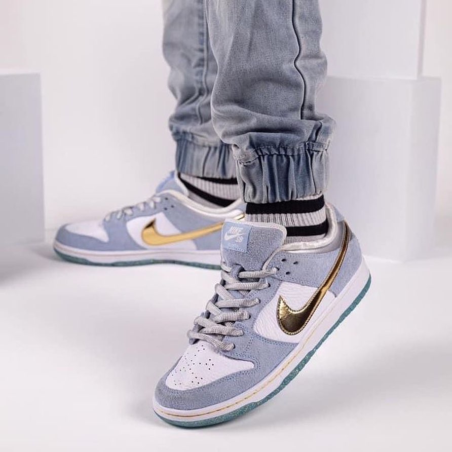 Denim Blue Custom Sneakers Dunk