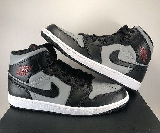 Grey Black Sneakers Custom Air Jordan 1