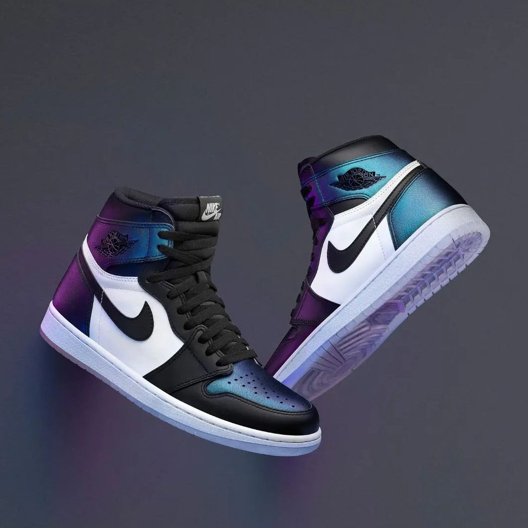 Dark Night Purple Sneakers Custom Air Jordan 1