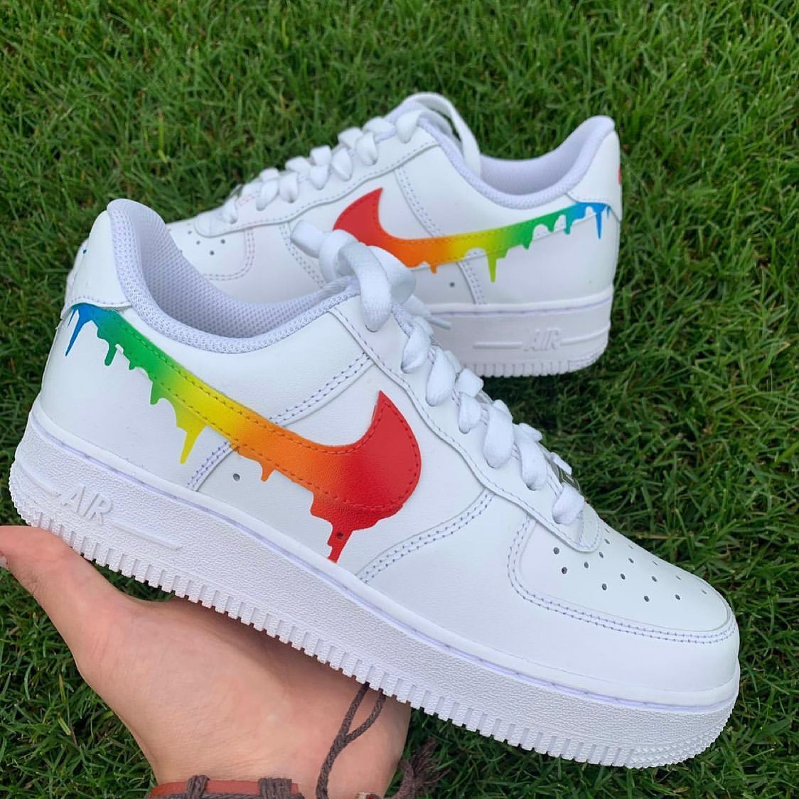 Colorful Fluid Custom Sneakers Air Force 1