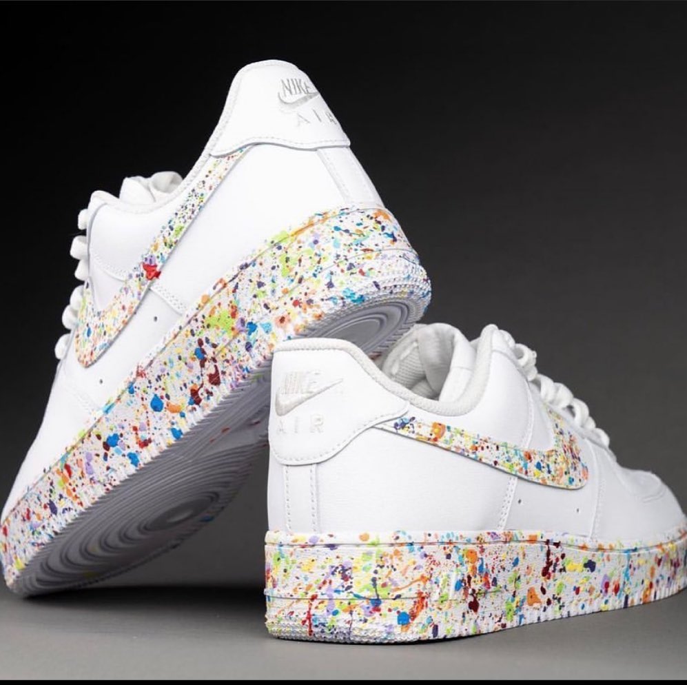 Colors Splash Custom Sneakers Air Force 1