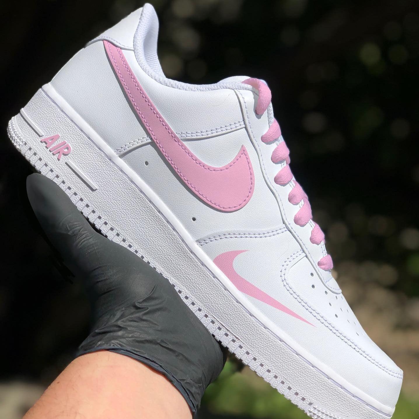 Baby Pink Custom Sneakers Air Force 1