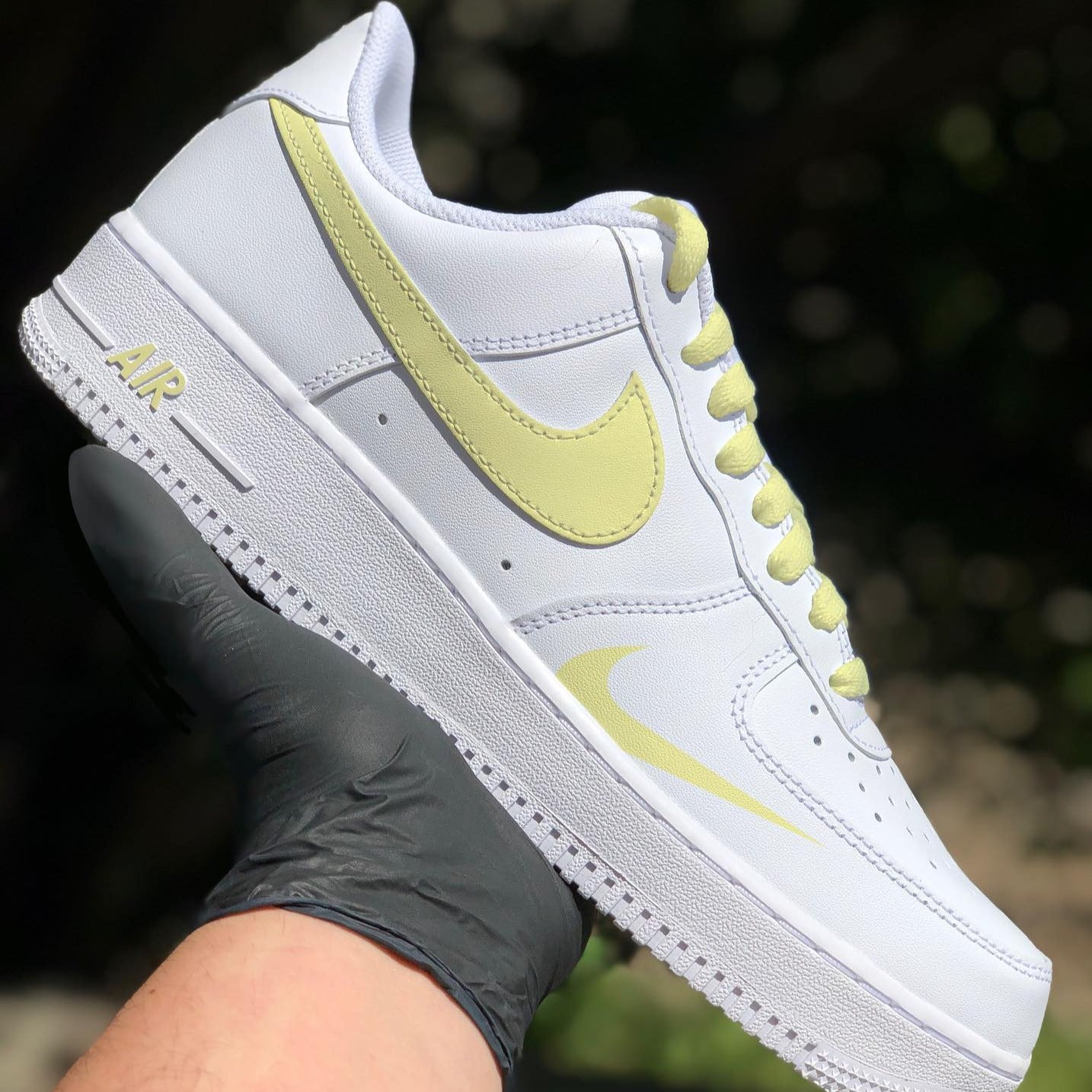 Baby Yellow Custom Sneakers Air Force 1