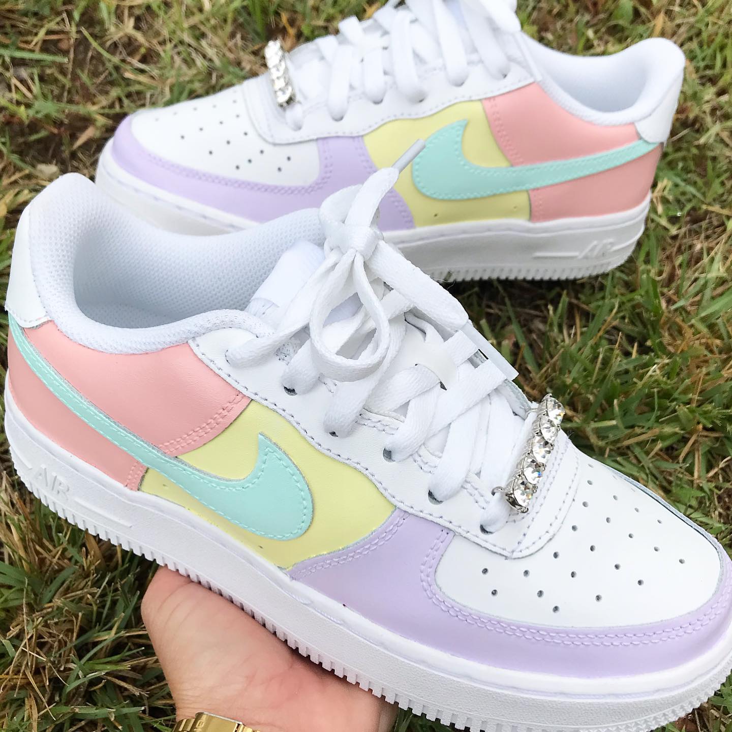 Macaron colors Custom Sneakers Air Force 1