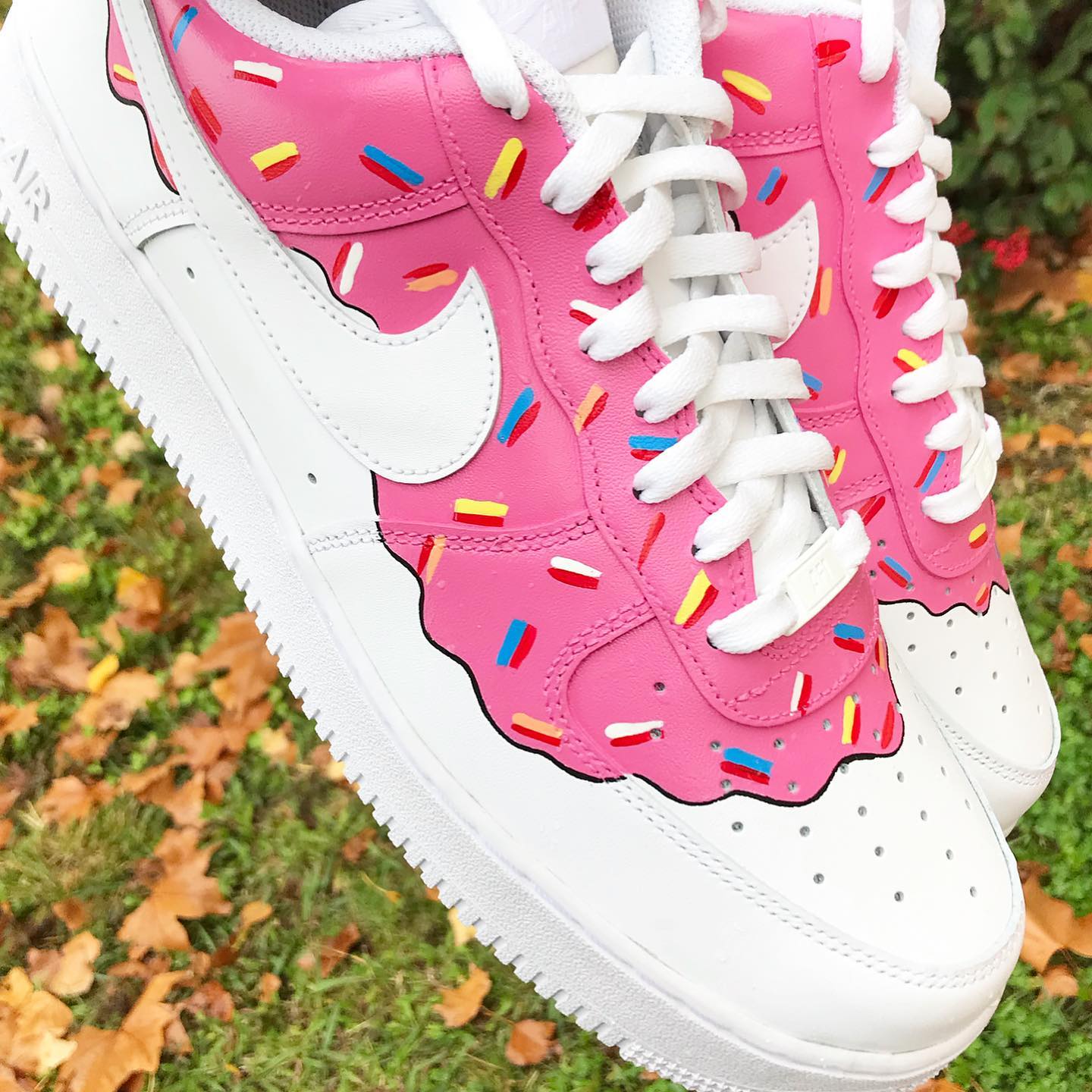 Pink Candy Shadow Custom Sneakers Air Force 1