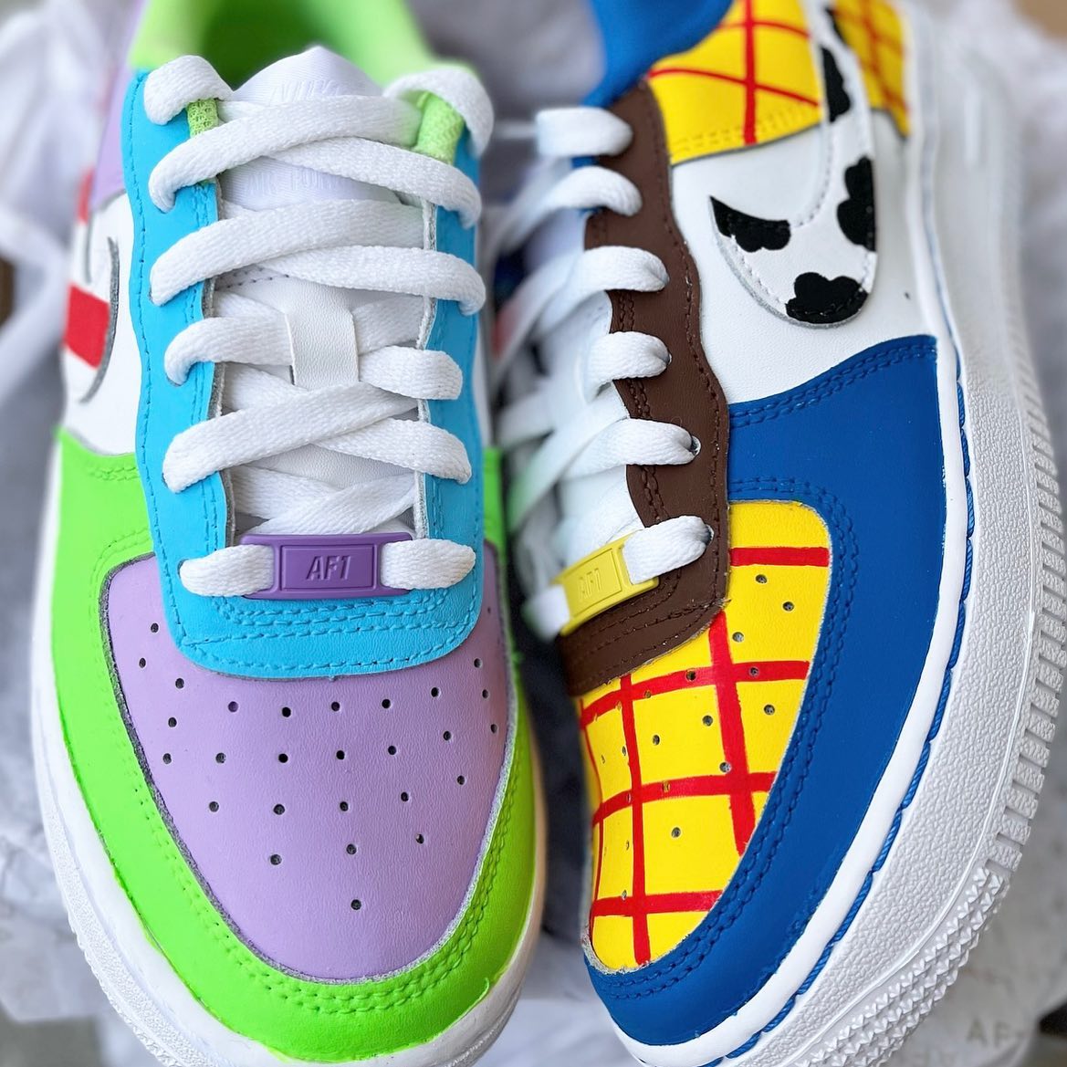 Colorful Cartoon Custom Sneakers Air Force 1