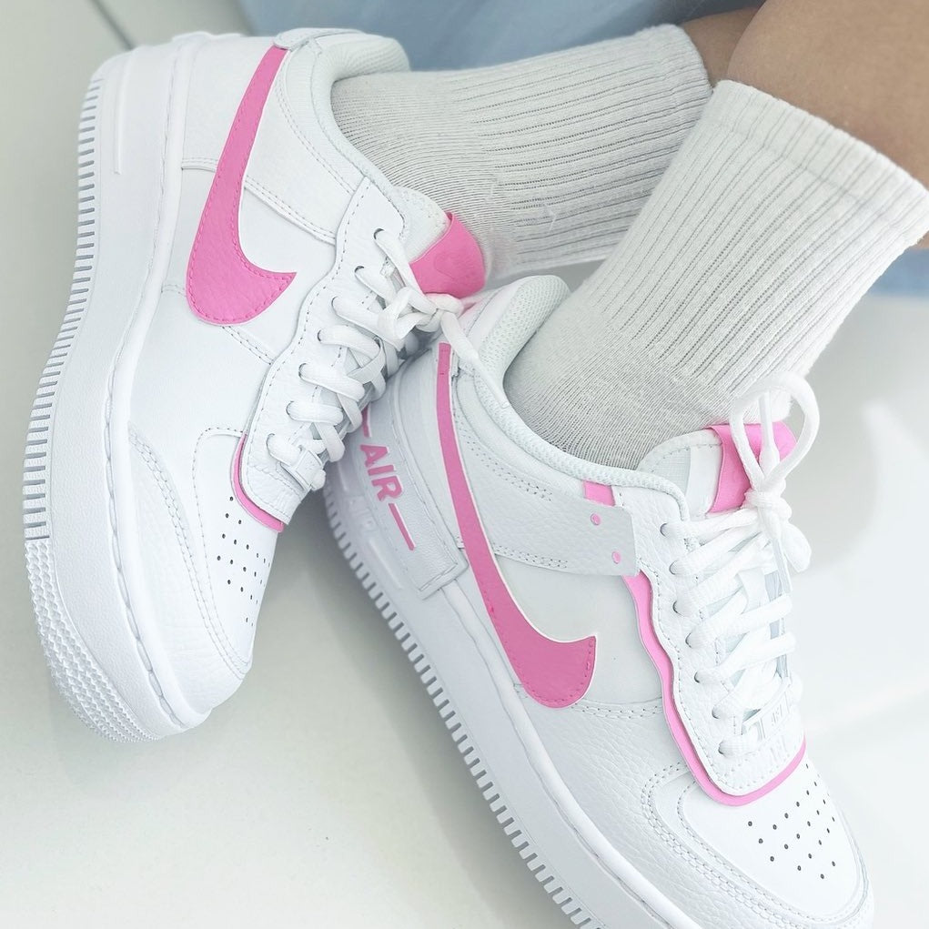 Pink Shadow Custom Sneakers Air Force 1