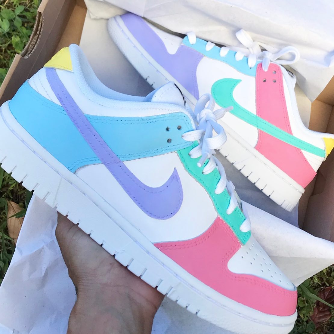 Colorful Custom Sneakers Nike Dunk