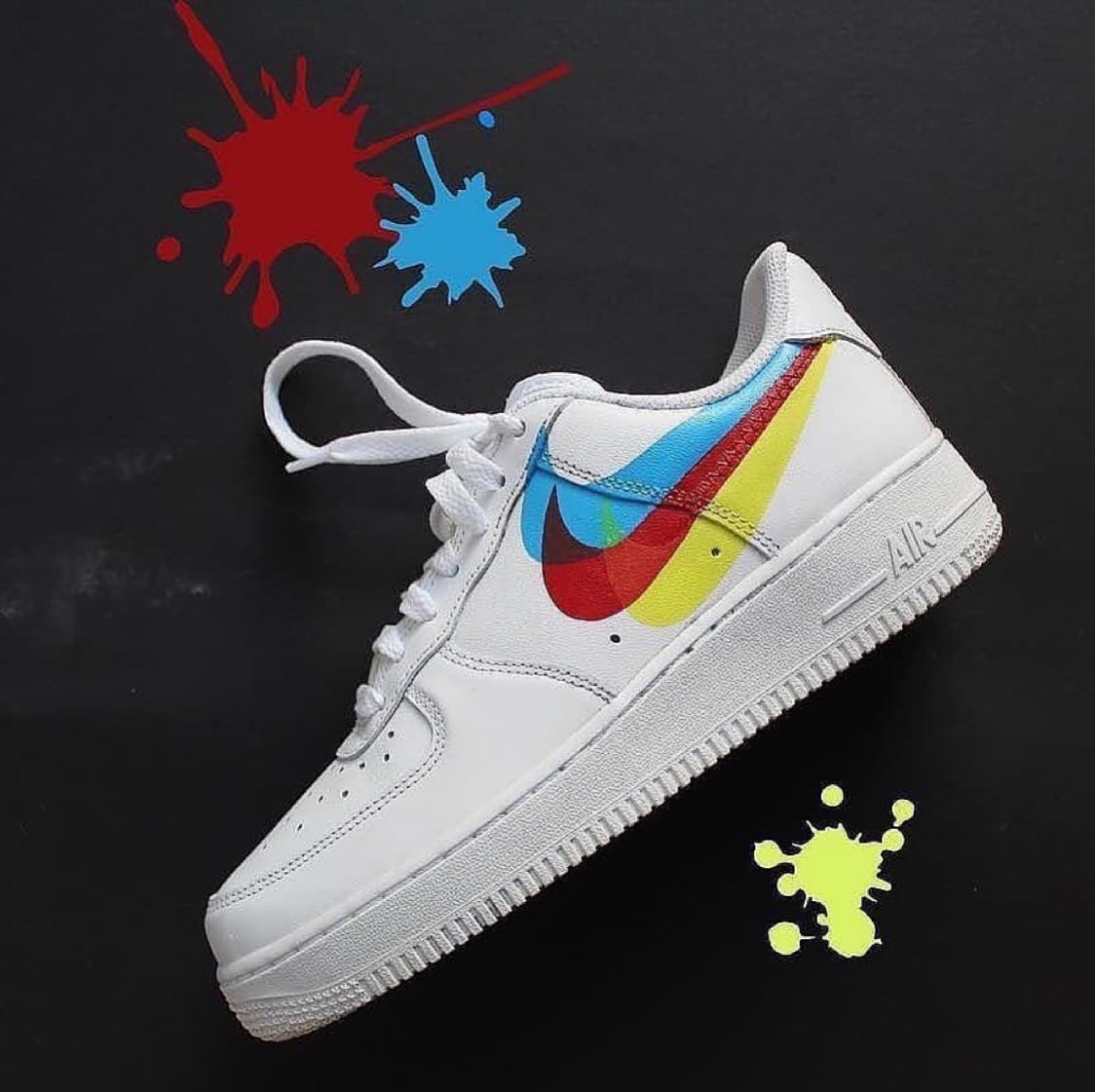 Tricolor Shadow Custom Air Force 1