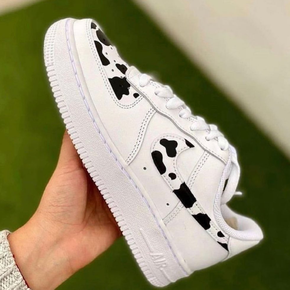 Cow Spots Custom Sneakers Air Force 1