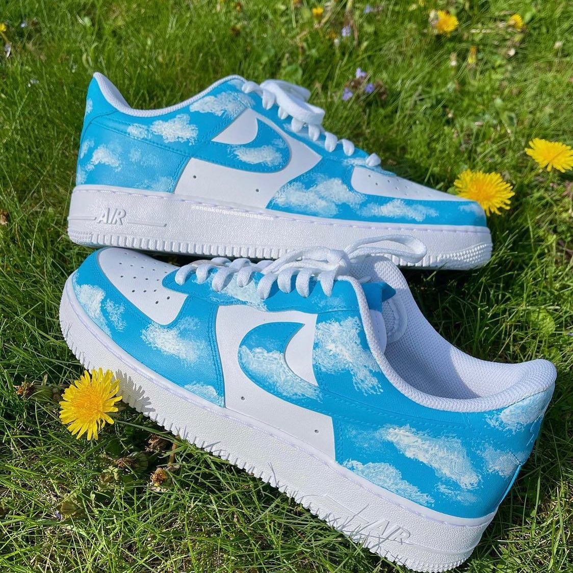 Blue Sunny Custom Air Force 1