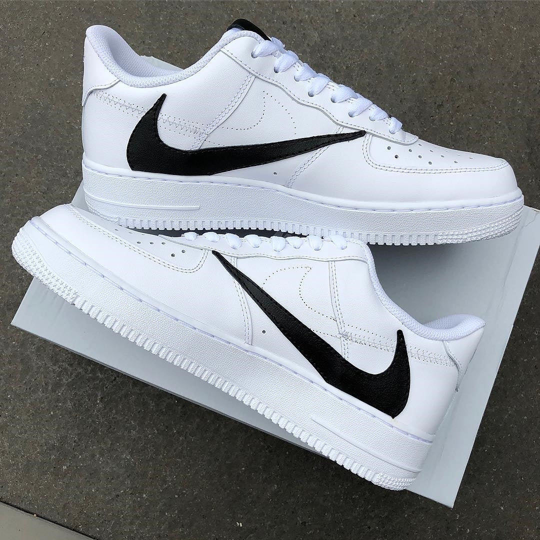 Scott Black Custom Sneakers Nike Air Force 1