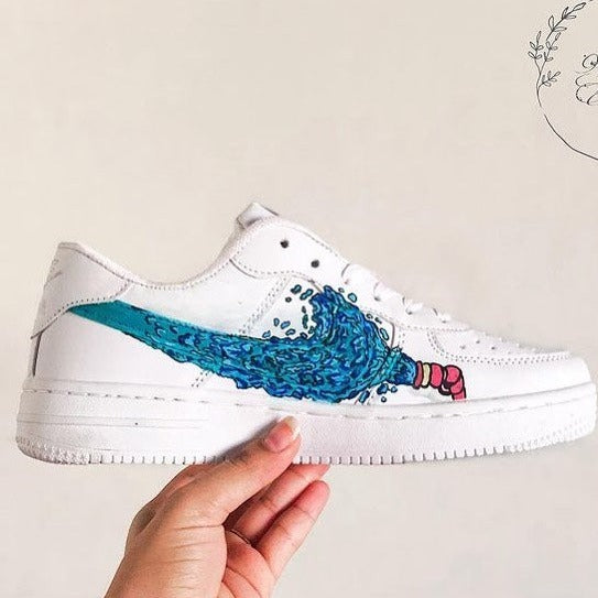 Blue Water Custom Sneakers Air Force 1