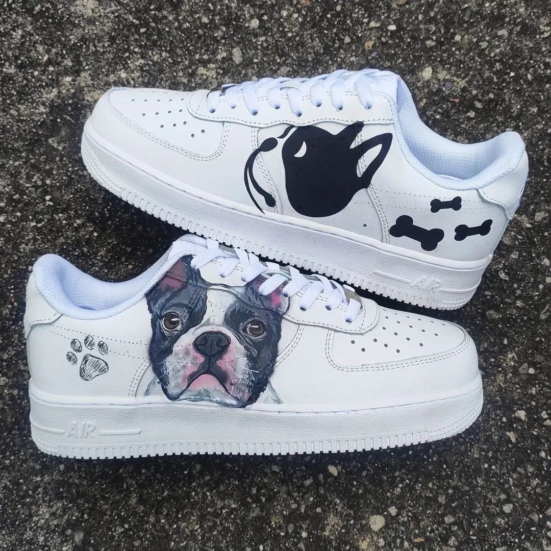 Dog Doodle Custom Sneakers Air Force 1