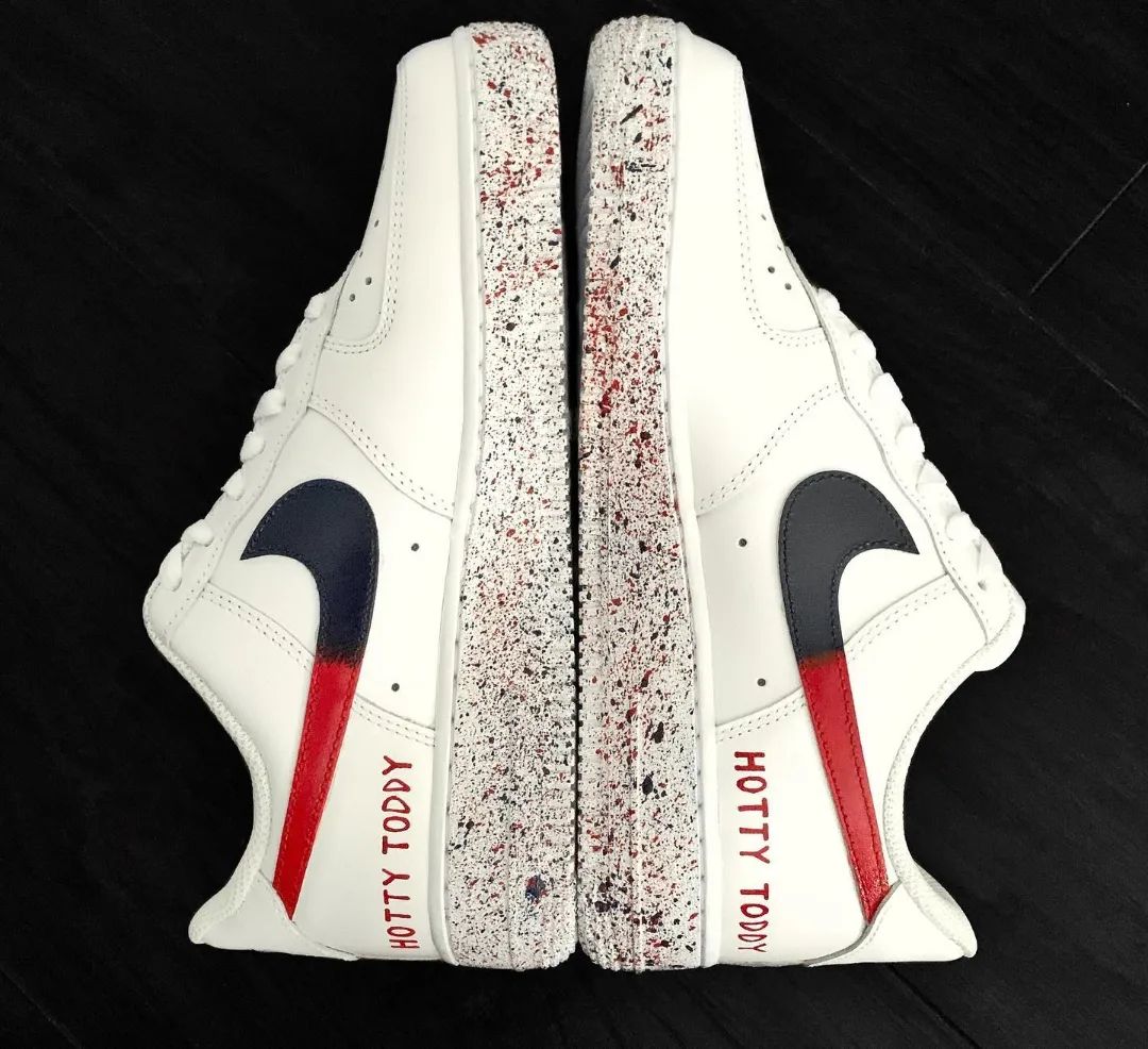 Tricolor Splash Custom Sneakers Air Force 1