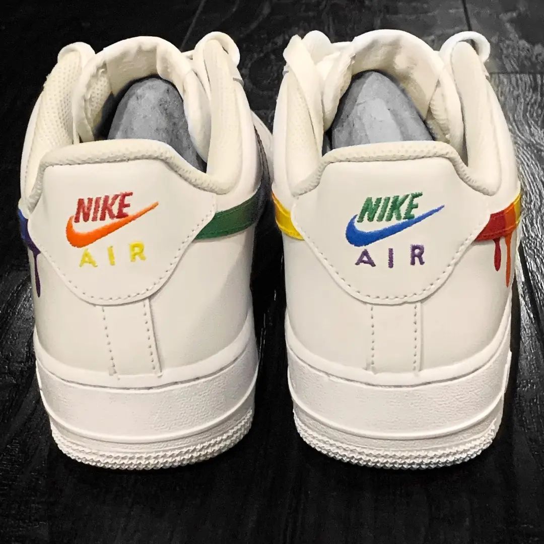 Rainbow Drip Custom Sneakers Air Force 1