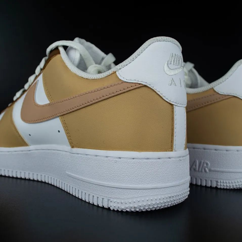 Dark Beige Custom Sneakers Air Force 1