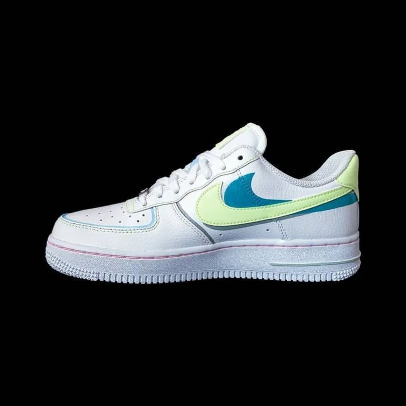 Pink Blue Shadow Custom Sneakers Air Force 1