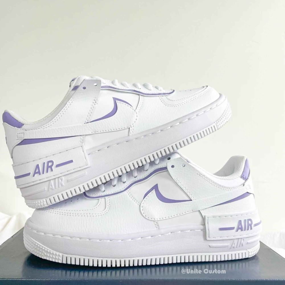 Purple Shadow Custom Sneakers Air Force 1