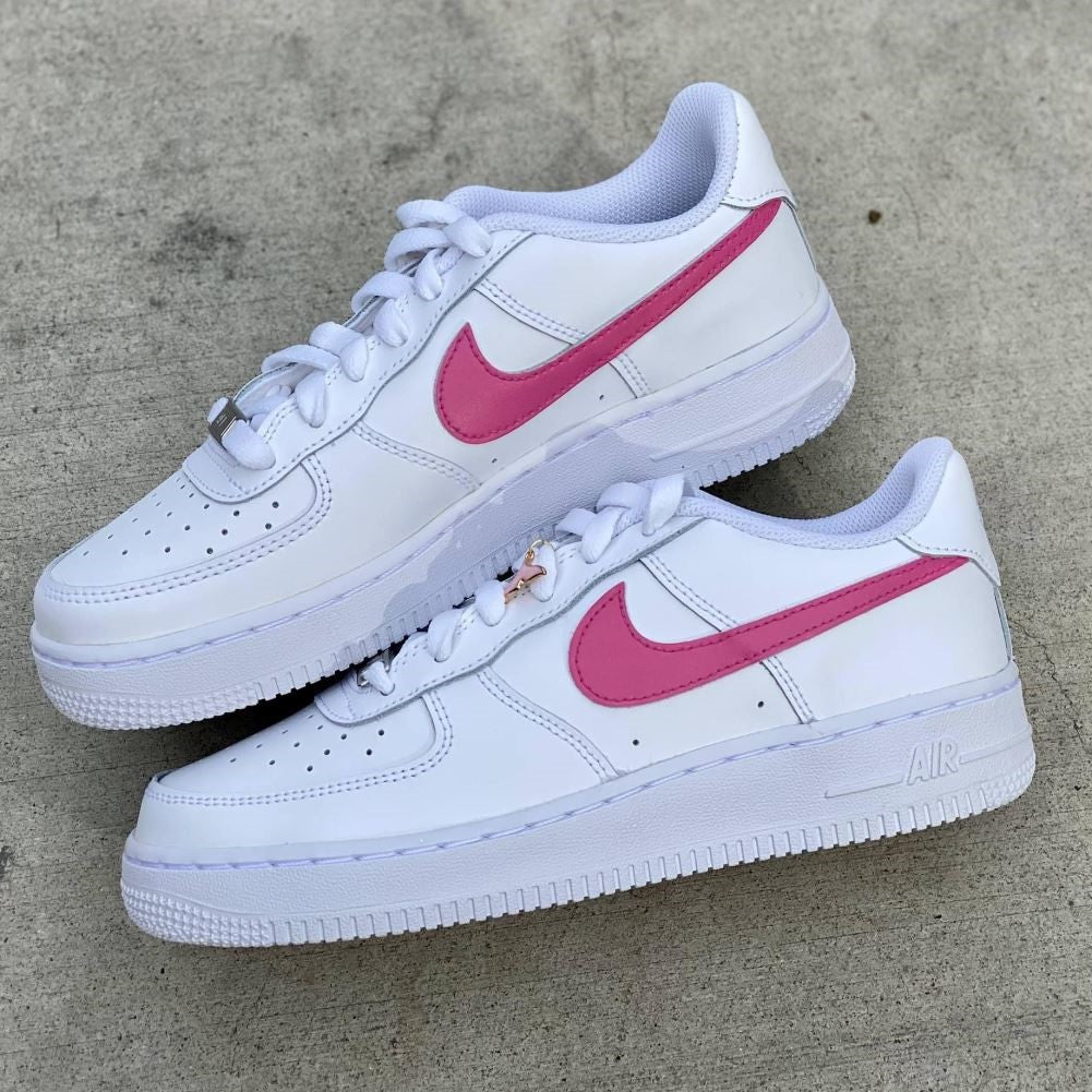 Pink Custom Sneakers Air Force 1