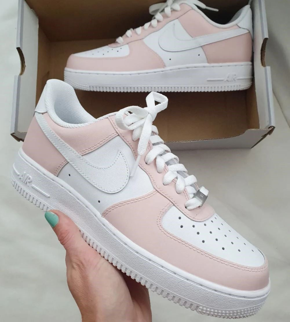 Pearl Pink Custom Sneakers Air Force 1