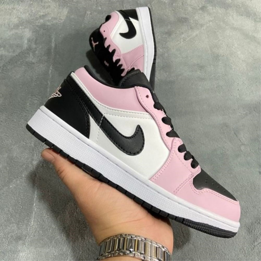 Pearl Pink Sneakers Custom Air Jordan 1 Low