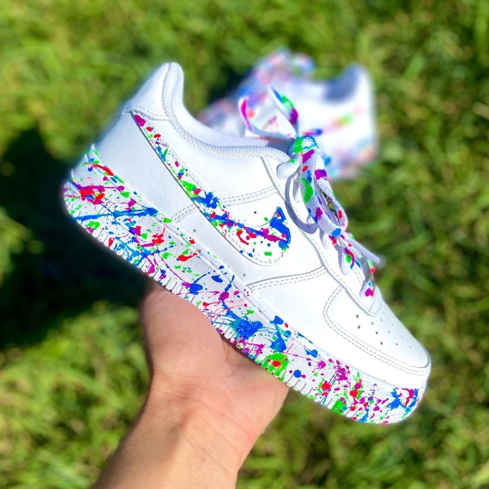 Colorful Splash Custom Sneakers Air Force 1