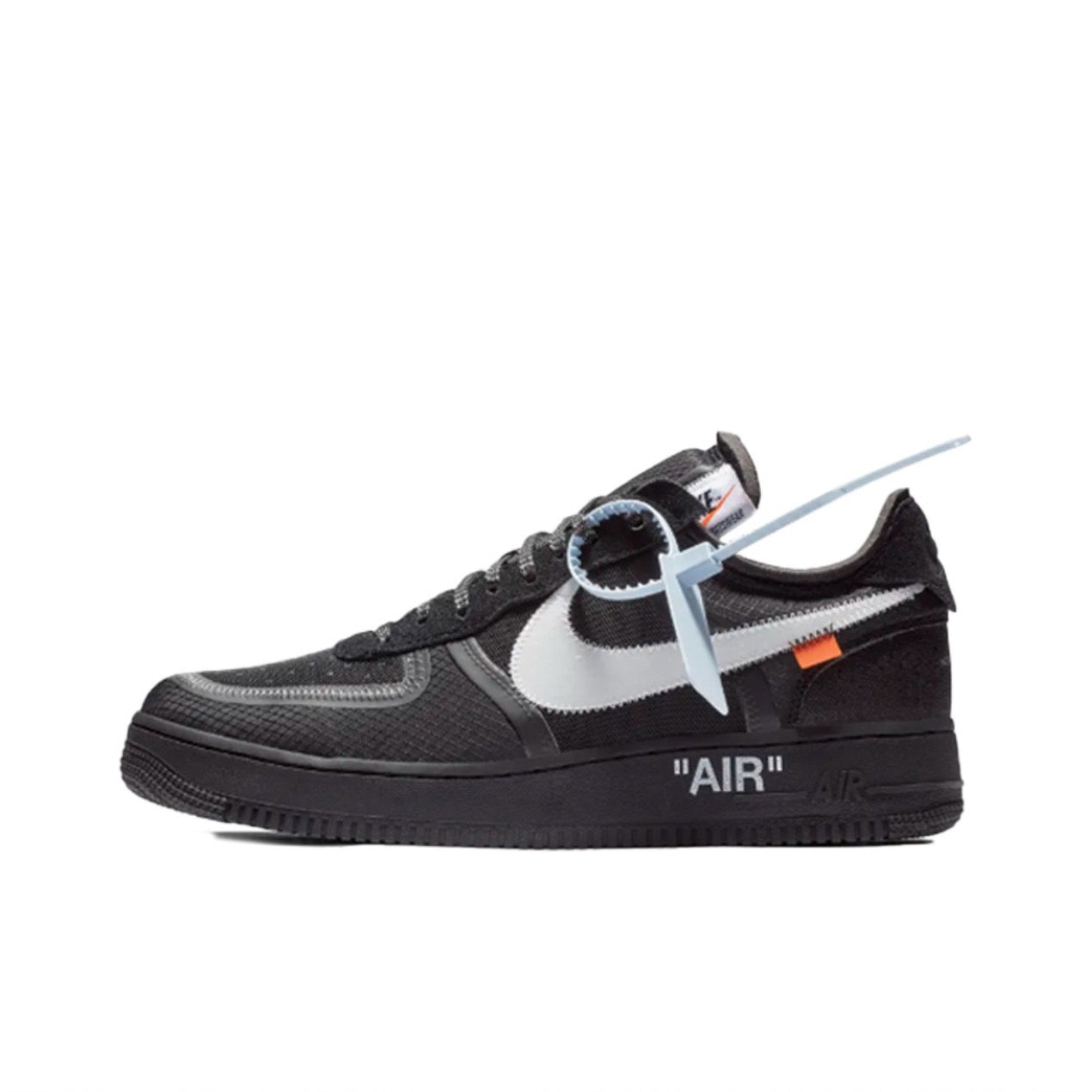 OFF WHITE x AF1 Black White Custom Sneakers Air Force 1