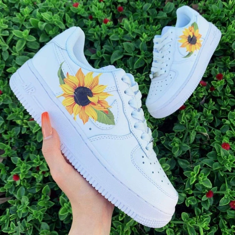 Sunflower Custom Sneakers Air Force 1