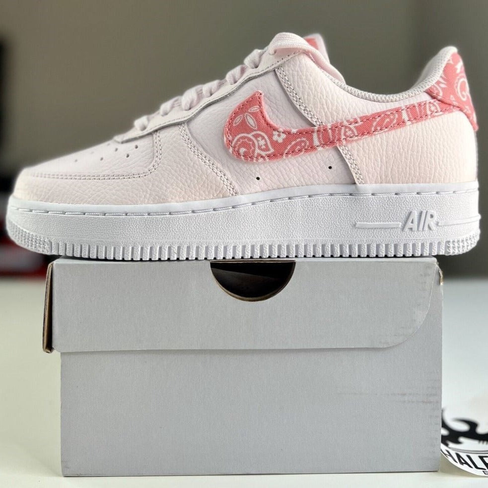 Pearl Pink Bandana Sneakers Custom Air Force 1