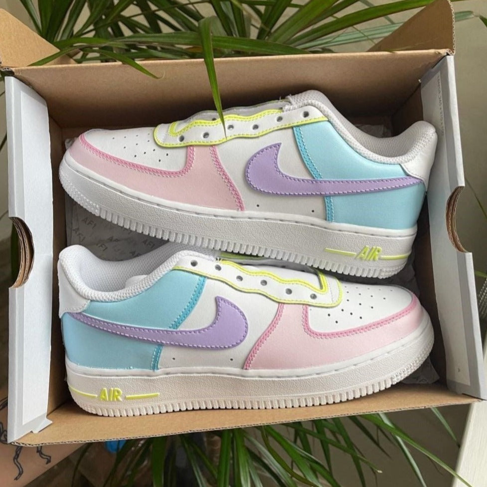 Macaron Color Custom Sneakers Air Force 1