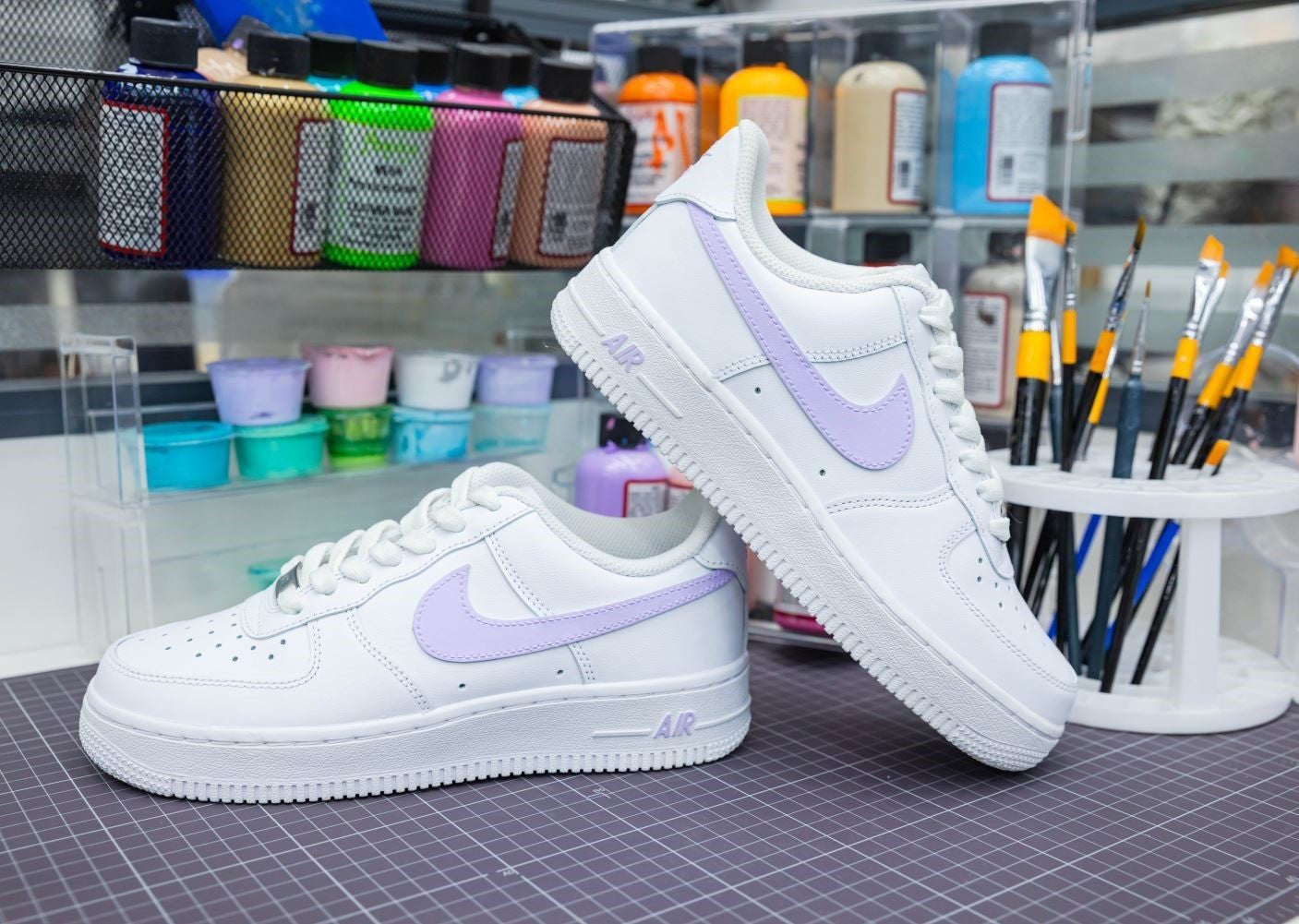 Baby Purple Custom Sneakers Air Force 1