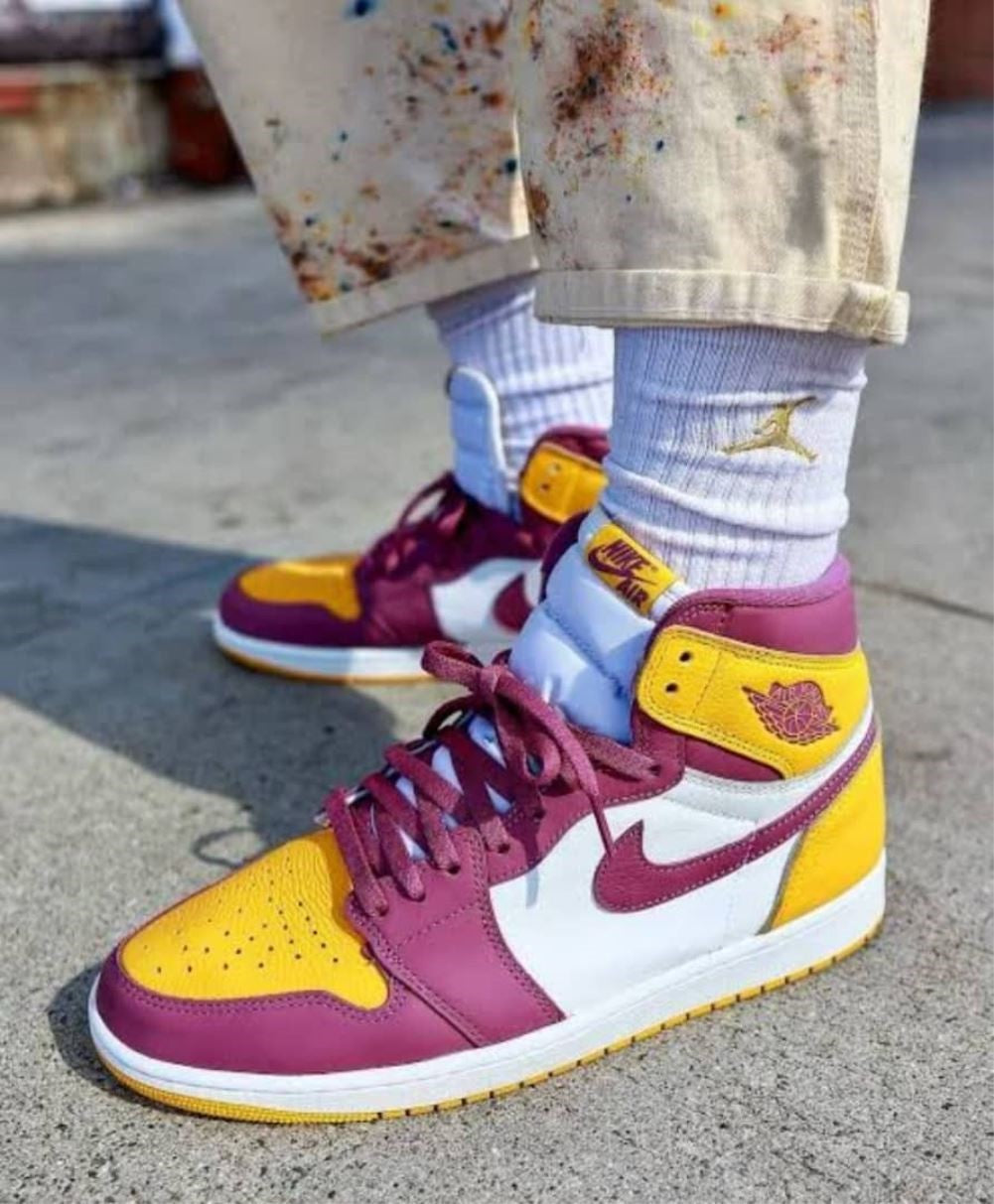 Purple Brotherhood Sneakers Custom Air Jordan 1