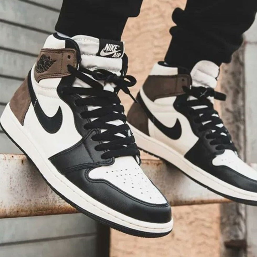 Mocha Black Sneakers Custom Air Jordan 1