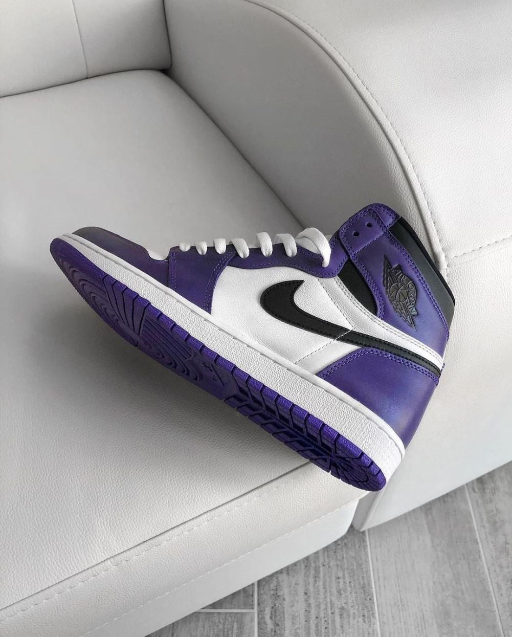 Dark Purple Sneakers Custom Air Jordan 1