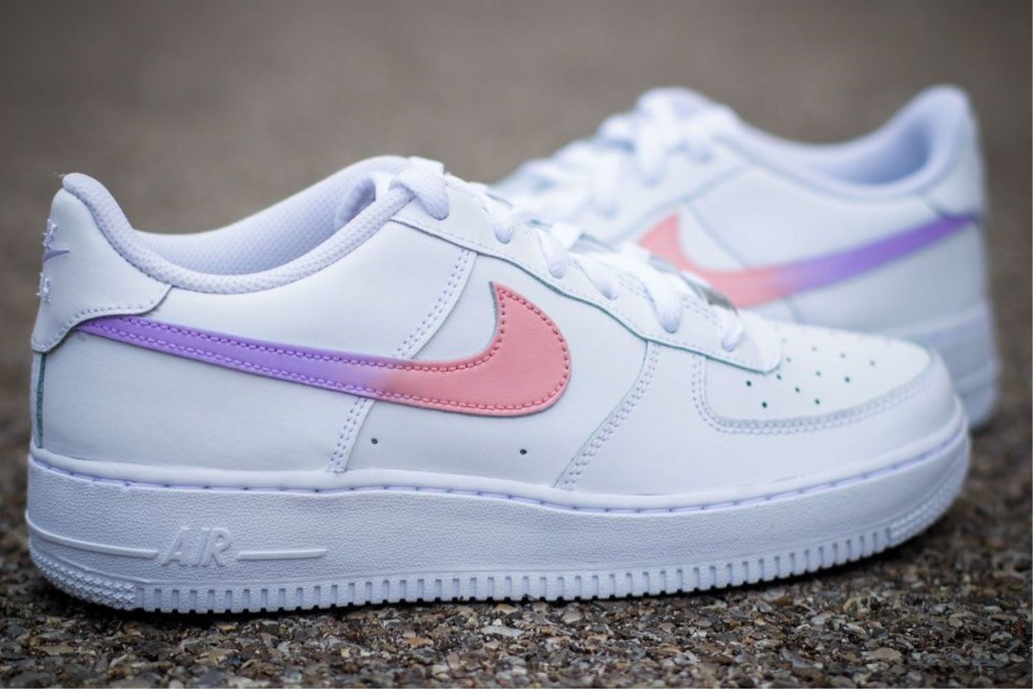 Pastel Gradient Custom Sneakers Air Force 1