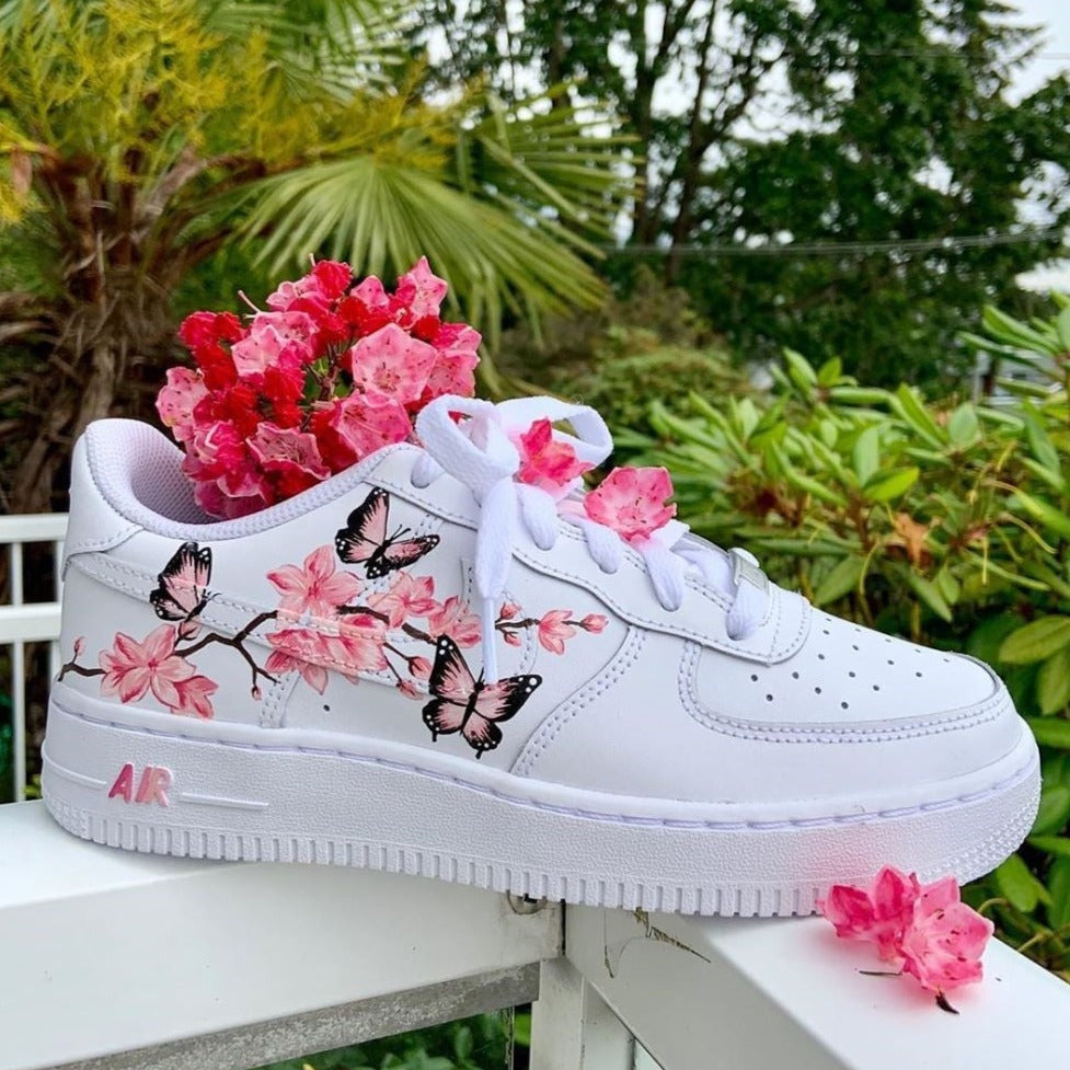 Butterfly Blossom Custom Sneakers Air Force 1