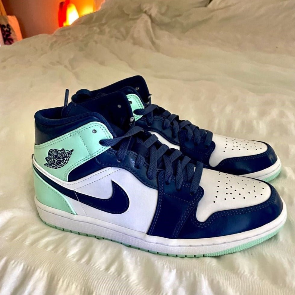 Mint Green Sneakers Custom Air Jordan 1