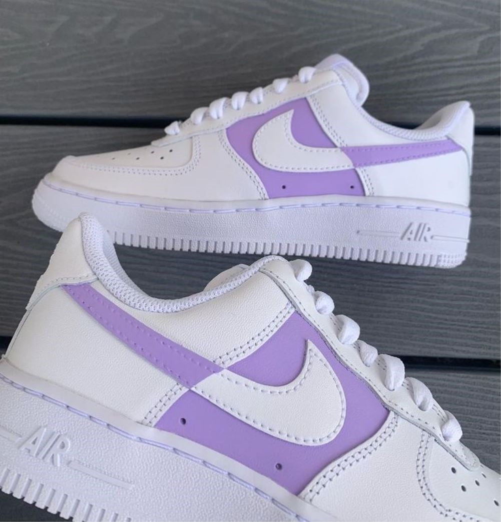 Purple Stitching Custom Sneakers Air Force 1