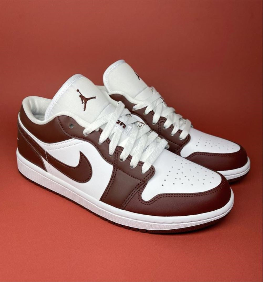 Dark Brown Sneakers Custom Air Jordan 1 Low