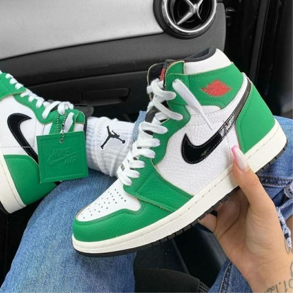 Lucky Green Custom Air Jordan 1