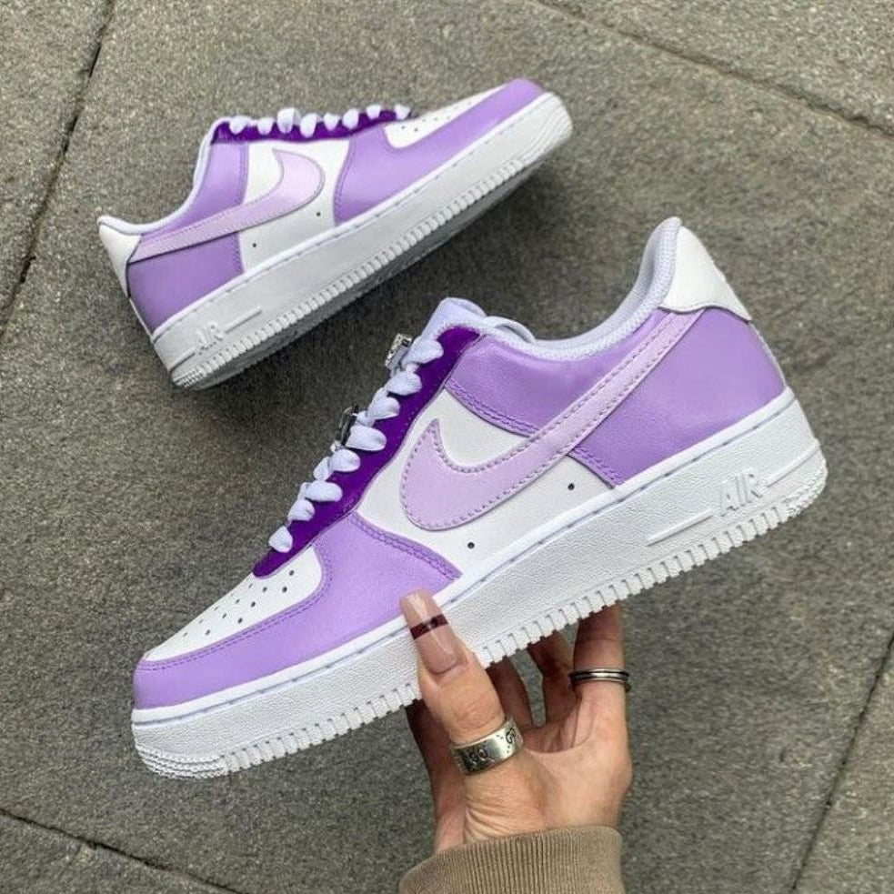 Lavender Purple Custom Sneakers Air Force 1